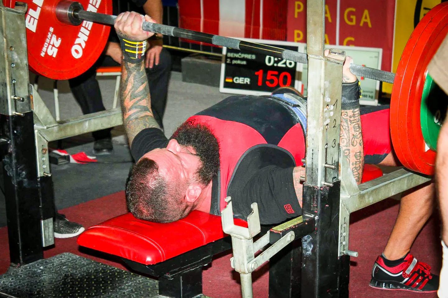 Ronny wird Weltmeister im Powerlifting 2017