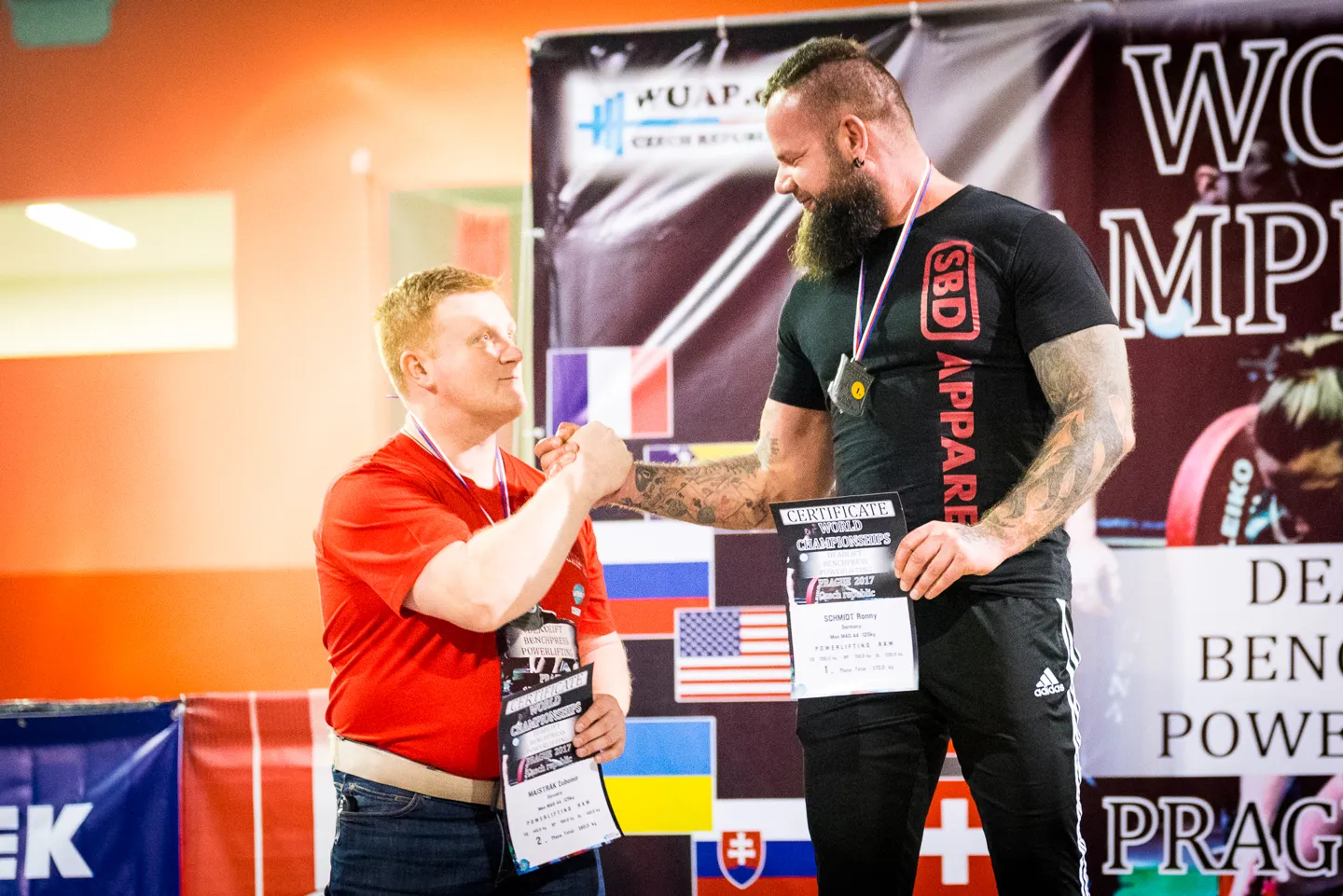 Ronny wird Weltmeister im Powerlifting 2017