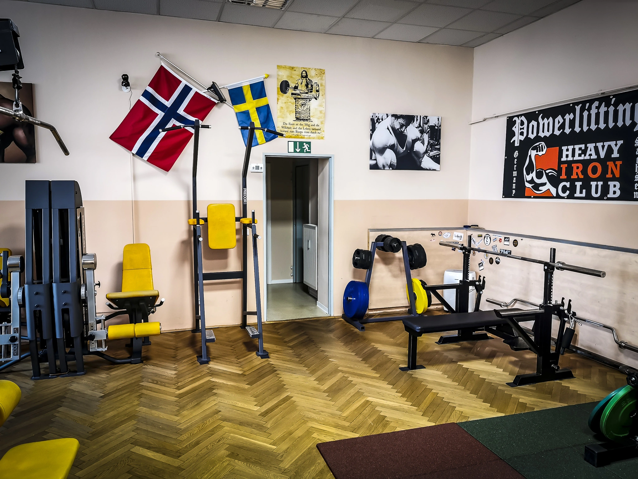 Trainingsräume des Heavy Iron Club Naunhof