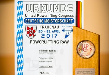 Deutscher Meister im Powerlifting des UPC 2017